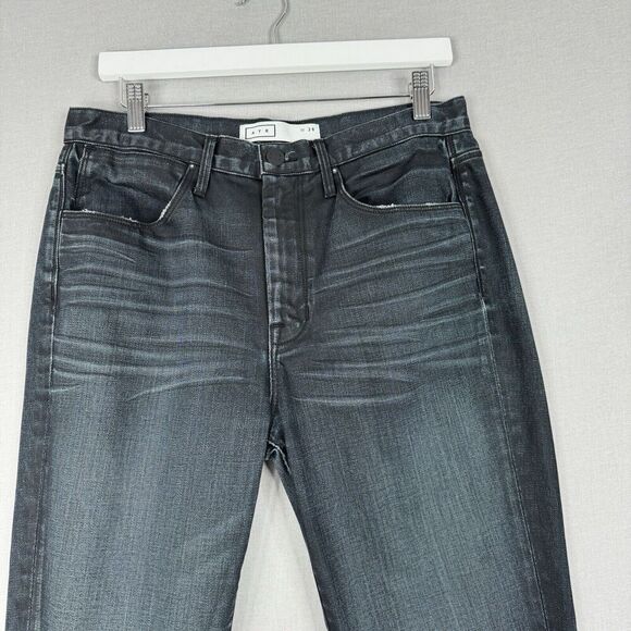 AYR Womens Jeans 28 Blue Slouchy Distressed Knee Straight Y2K 90s Grunge Denim - Picture 2 of 15